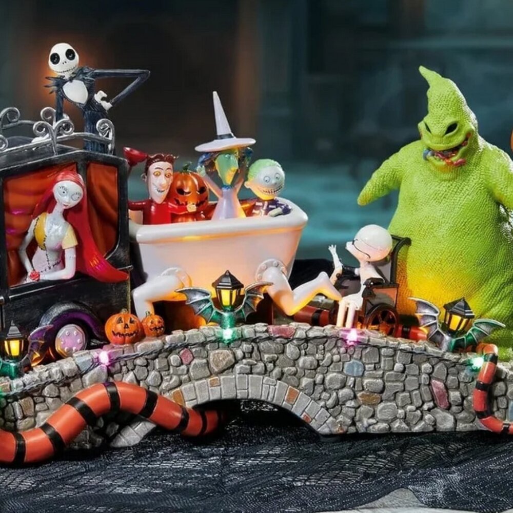 Nightmare Before Christmas Mayor's Car Scene with Lights & Music